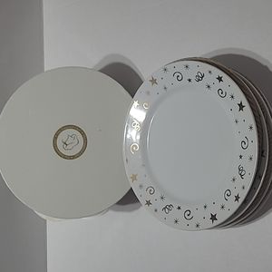 Vintage Pampered Chef Dessert Plates (4)